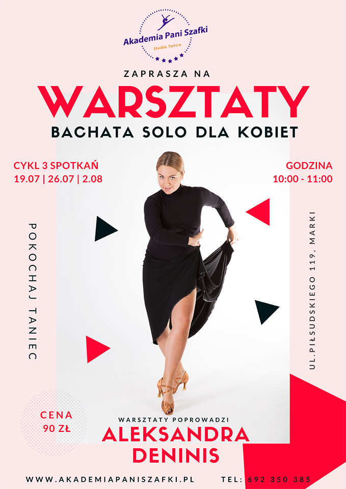 warsztaty bachata solo dla kobiet w Markach