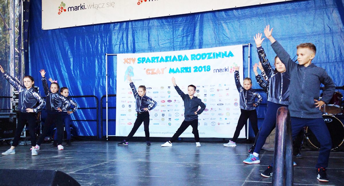 Pokaz grup tanecznych Spartakiada Rodzinna Marki